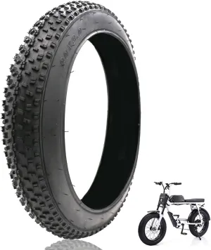 20" Bike Fat Tire, 76-406/20x3.0-inch Snow Tire | E Bike Fat Tires 20" All-Terrain Tires Mountain Bike Tires | Replacement Tire Compatible with Urban Mountain or Three-Wheeled Bicycle | 30 PSI