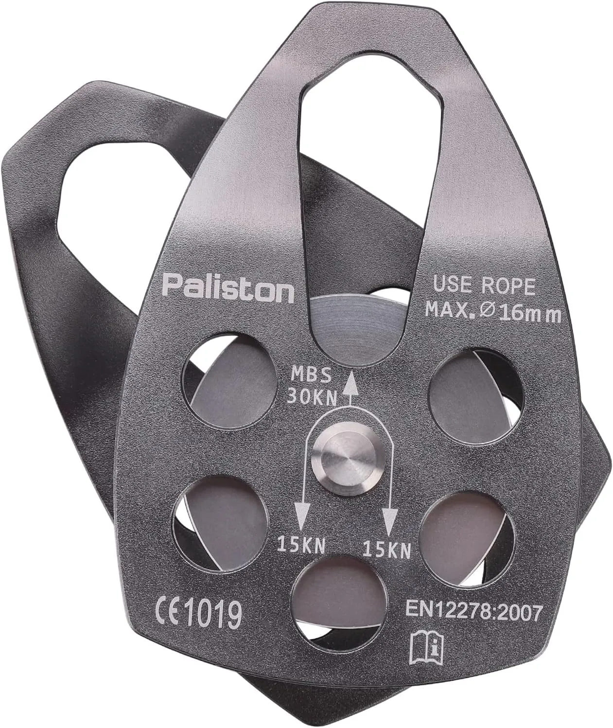 30kN Climbing Pulley with Ball Bearing for Rock Climbing Arborist