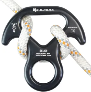 30kN/35kN/40kN Rescue Figure 8 Descender Climbing Gear Downhill Equipment Rigging Plate Rappeling Device for Rock Climbing/Aluminum Alloy