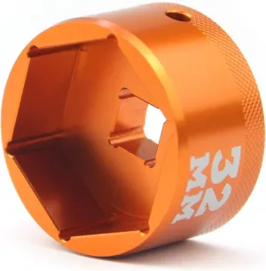32mm Bike Fork Topcap Socket Tool Compatible for Fox Fork Series of 36,38,40, Use for 3/8" Ratchet Drive