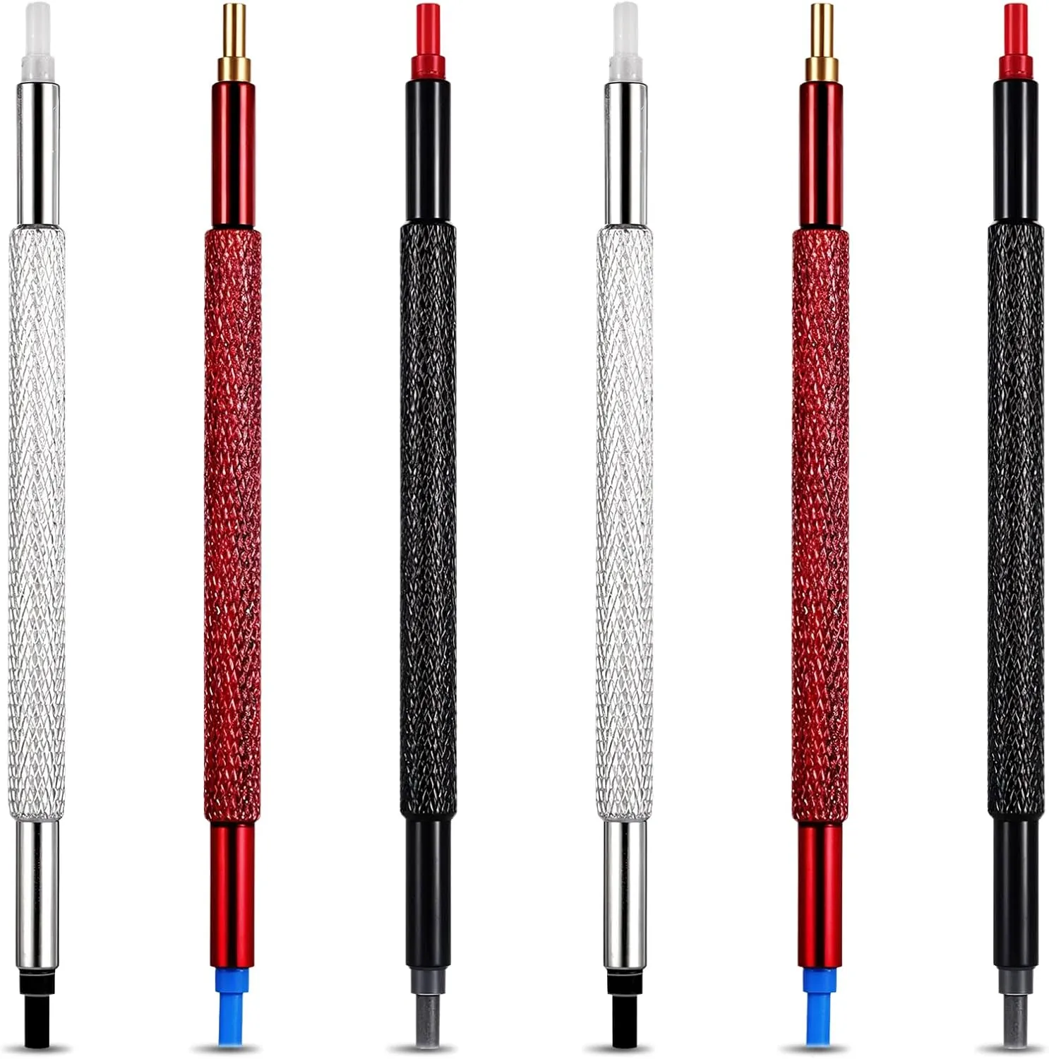 6 Pcs Watch Hand Presser Tool Set, Multi Hole Sizes Watch Hands Pusher Stainless Steel Watchband Repair Removal Kit for Wristwatch Watchmakers
