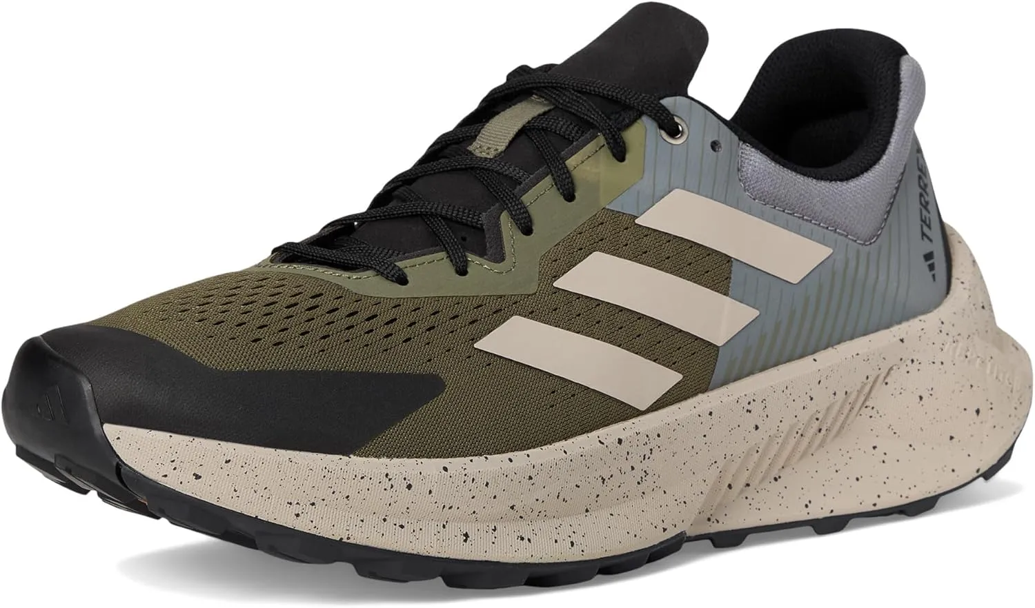 adidas Mens Terrex Soulstride Flow Trail Trail Running Sneakers Shoes - Black, White