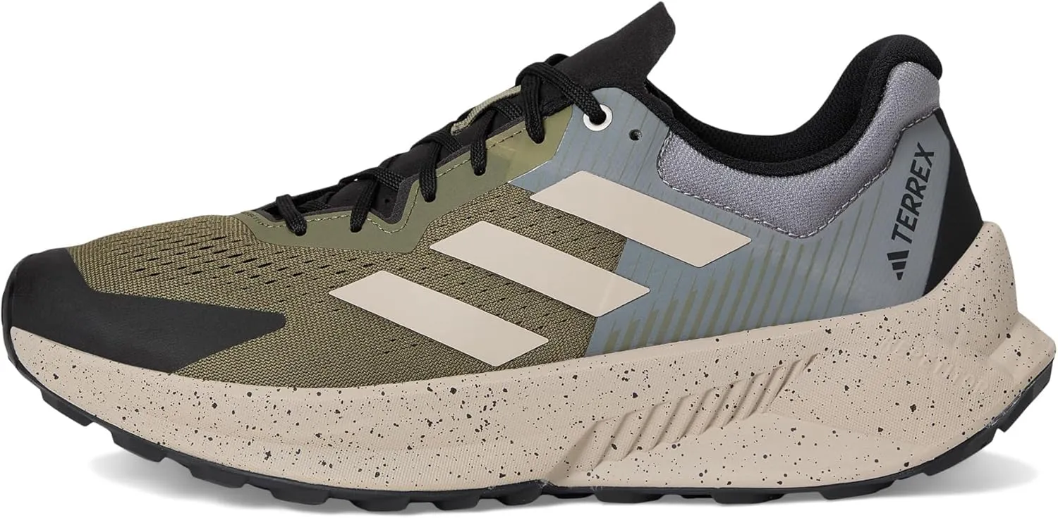 adidas Mens Terrex Soulstride Flow Trail Trail Running Sneakers Shoes - Black, White