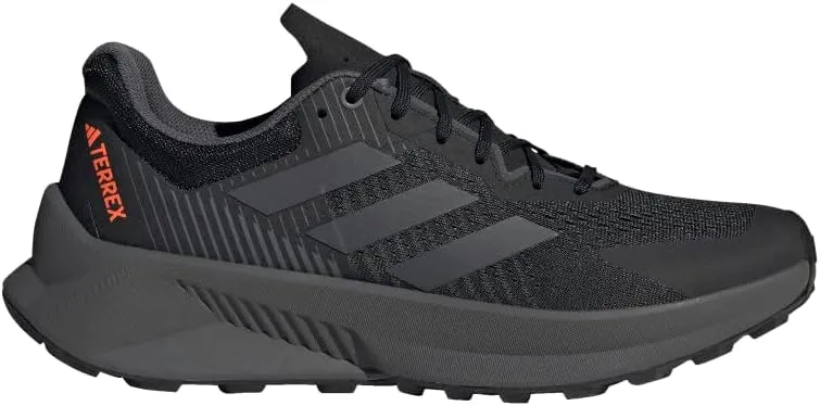 adidas Mens Terrex Soulstride Flow Trail Trail Running Sneakers Shoes - Black, White