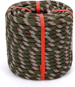 Arborist Rope Climbing Rope Arborist Rigging Rope 48 Strands Tree Rope 1/2 Inch Rope for Climbing Tree Swing Pulling Sailing