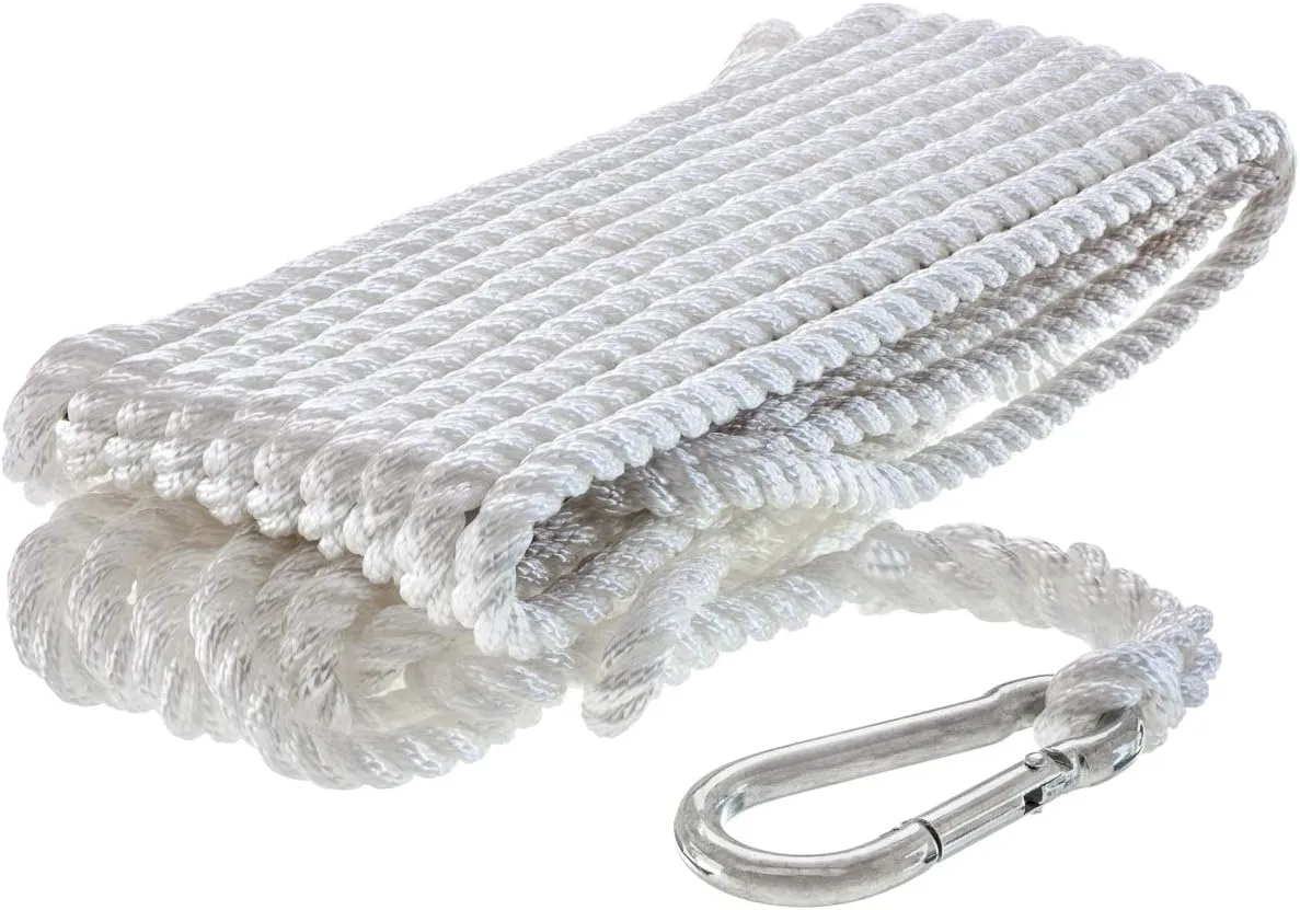 Attwood Nylon Twisted Anchor Line with Thimble