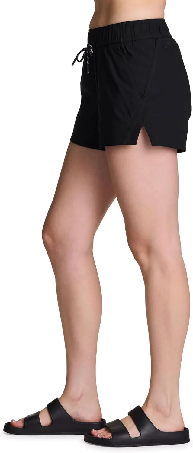 Avalanche Women's Stretch Twill Hiking Shorts, Lightweight Quick Drying Walking Short for Women with Zipper Pockets