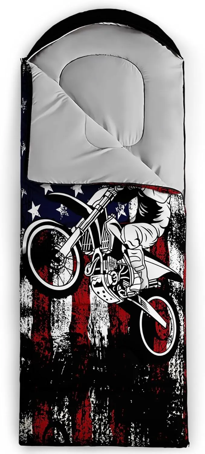 Axolotl Unicorn Sleeping Bag for Kids Boys GirlsLightweight Warm Cold Weather Sleeping Bags,Waterproof Portable Sleeping Bag with Compression Sack for Camping Backpacking Outdoor Indoor