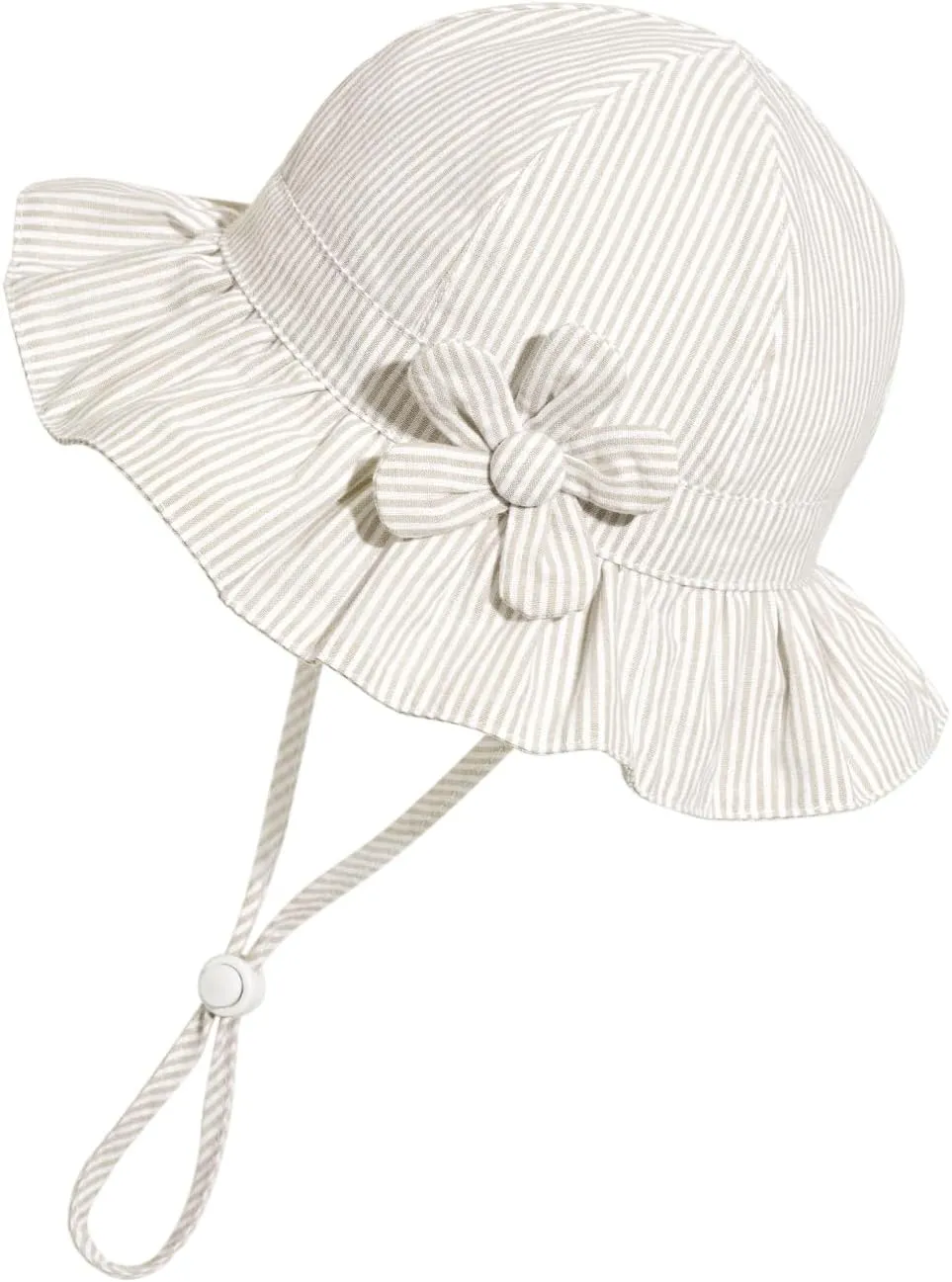 Baby Girl Wide Brim Bucket Hats with UPF 50  Outdoor Adjustable Beach Hat with Sun Hat