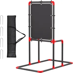 Baseball Strike Zone Target for Plastic Balls Compatible with Wiffle Ball and Blitzball Pitching Training Strike Zone Target Set Up and Assemble Easily