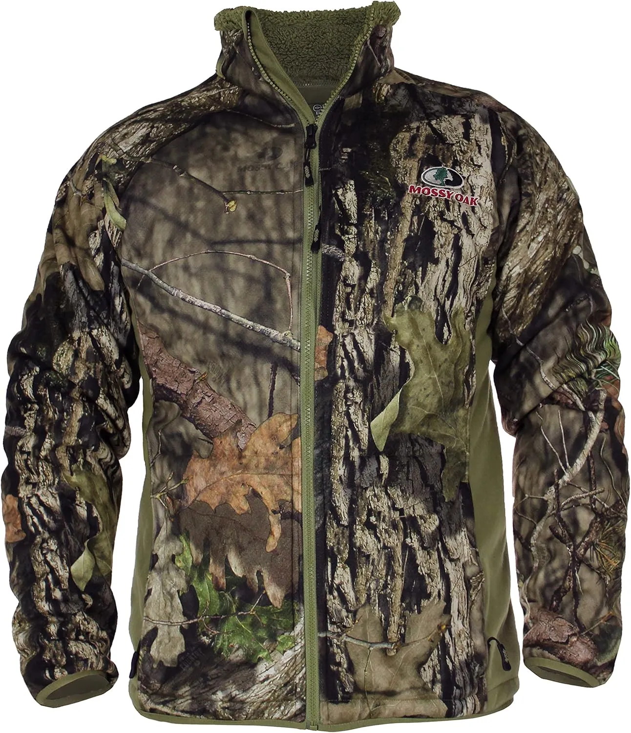 Berber Fleece Lined Kenai Camo Fleece Quiet Hunting Jacket
