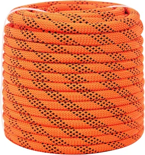 Braided Polyester Arborist Rigging Rope (3/8 inch x 150 feet), High Strength Arborist Rigging Rope for Outdoor Rock Climbing, Mountain Climbing, Hiking, etc