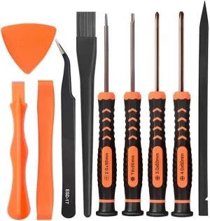 Cleaning Repair Tool Kit for PS4 PS5, TECKMAN TR9 Torx Security Screwdriver with PH00 PH0 PH1 Phillips Screwdriver Set for Sony Playstation 4,5 Main,Controller Tear Down and Dust Removal