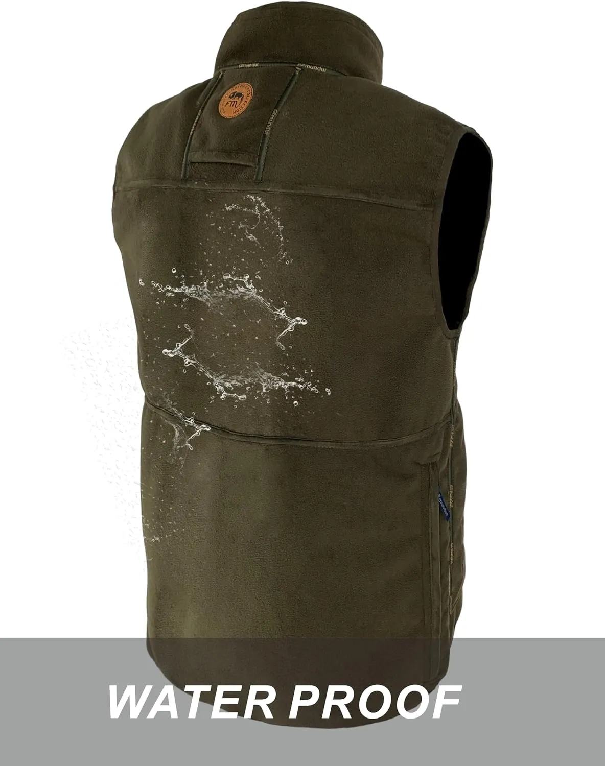 Digital Green Camo and Blaze Camo Orange Hunting Vest Jacket Reversible for Man Windstop Waterproof