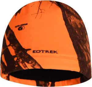 EDTREK Waterproof and Windproof Camo Beanie Hunting Hat - Timber and Blaze Orange Camo Hunter Hat