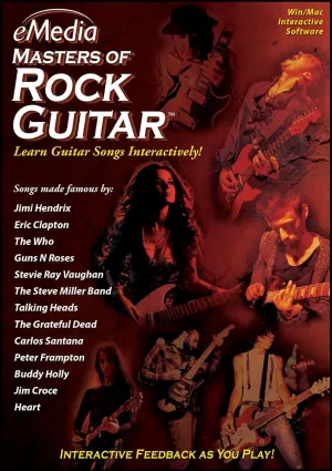 eMedia Masters of Rock Guitar [PC Download] - Learn at Home
