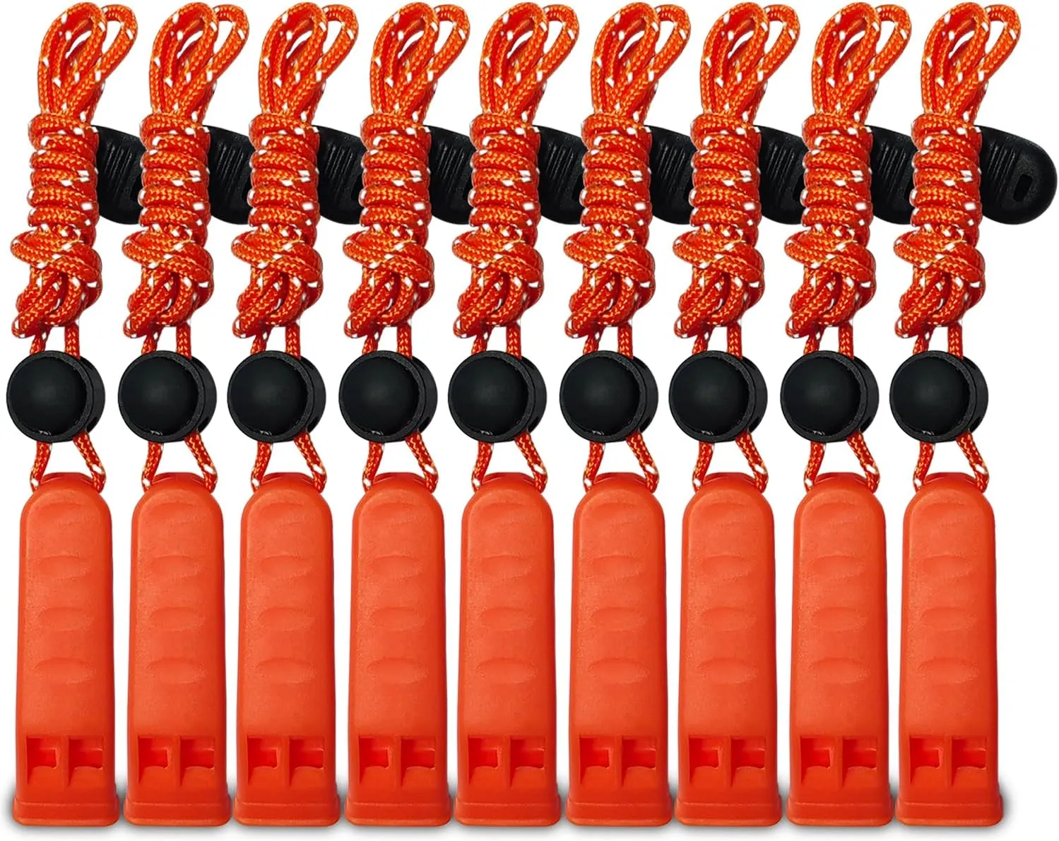 Emergency Whistle, 120db Safety Whistle Survival Shrill Loud for Camping Hiking Hunting Boating Fishing Life Vest Jacket Rescue Signaling Kids Lifeguard 9 Pack