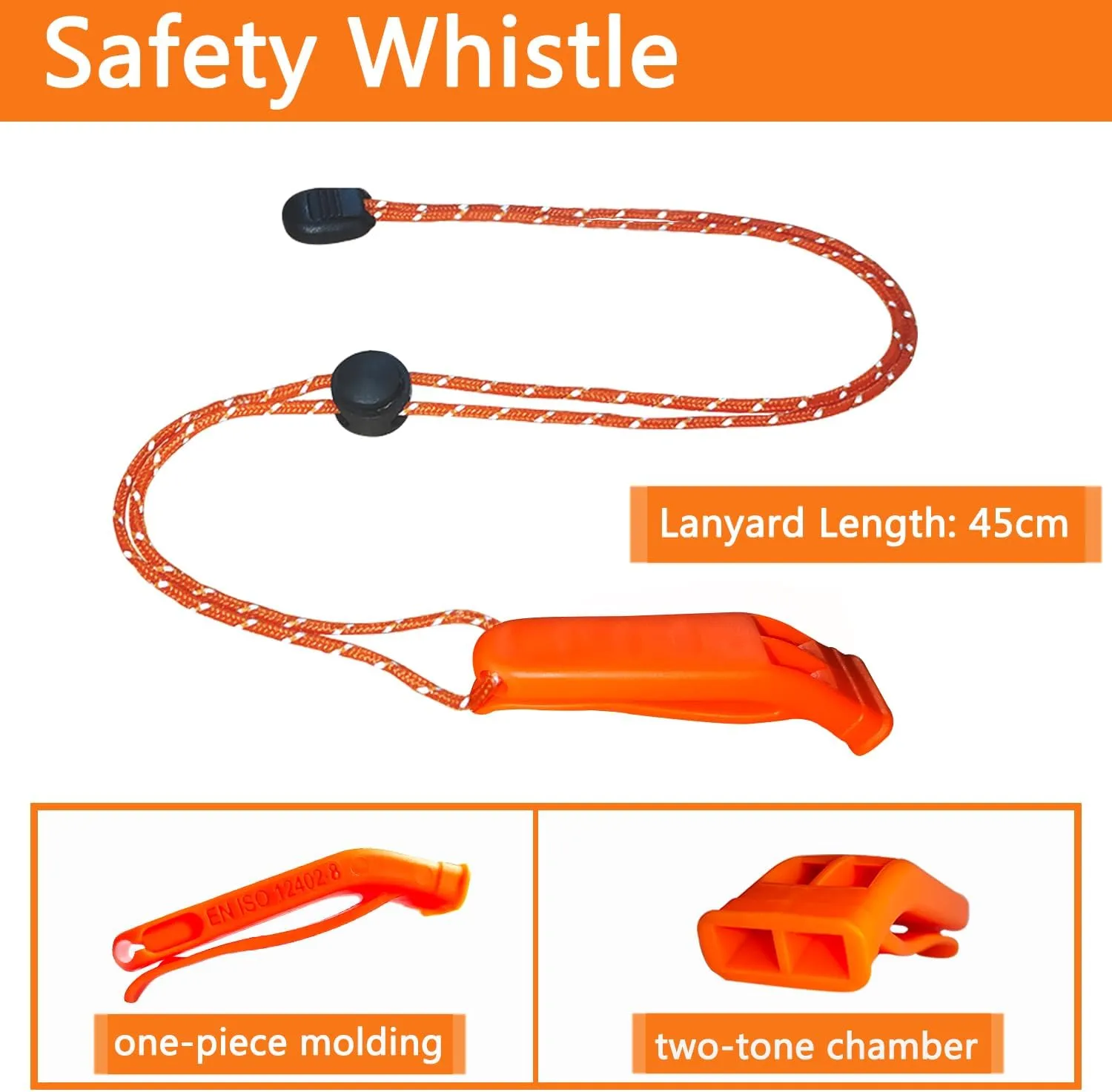 Emergency Whistle, 120db Safety Whistle Survival Shrill Loud for Camping Hiking Hunting Boating Fishing Life Vest Jacket Rescue Signaling Kids Lifeguard 9 Pack