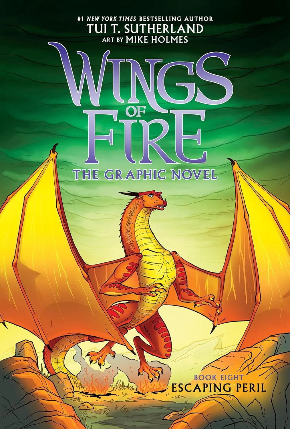 Escaping Peril: A Graphic Novel (Wings of Fire Graphic Novel #8) (Wings of Fire Graphix) Hardcover  December 24, 2024