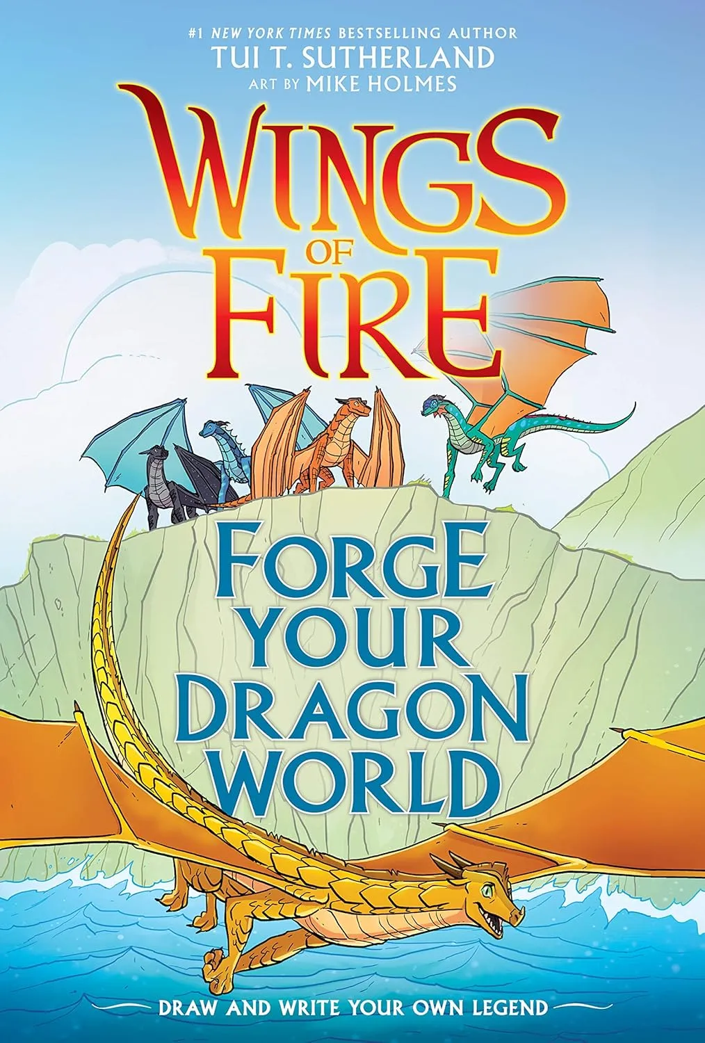 Forge Your Dragon World: A Wings of Fire Creative Guide (Wings of Fire Graphix) Hardcover  May 4, 2021
