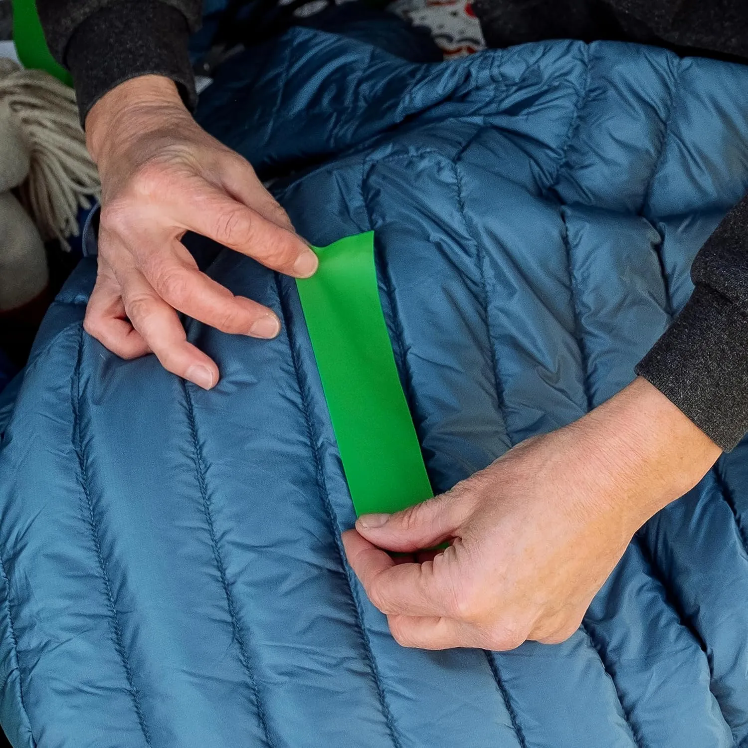 GEAR AID Tenacious Tape 3x20 Fabric and Vinyl Gear Repair Tape, Quickly Fix Holes and Rips in Puffy Jackets, Rain and Snow Gear, Tents, Sleeping Bag and More, Clear, 1 Pack
