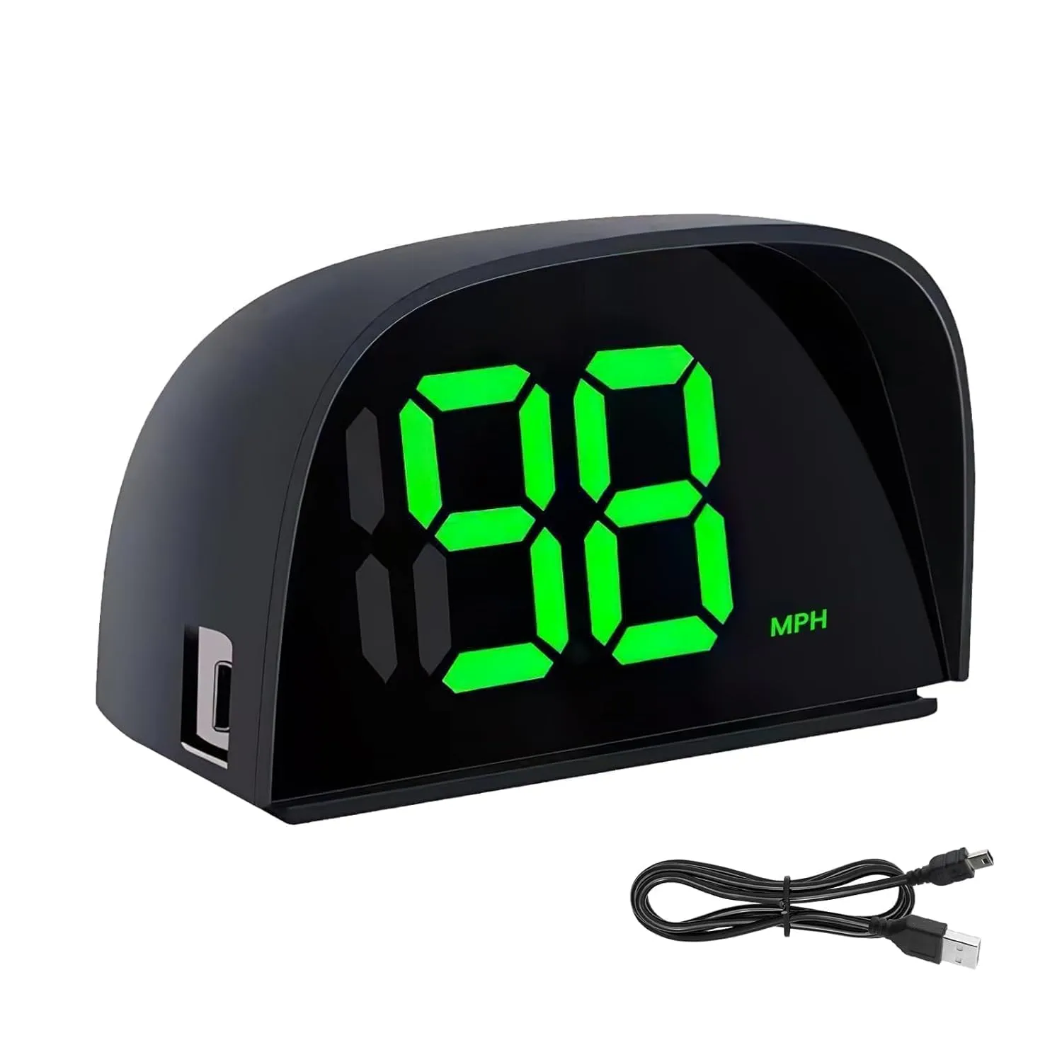 GPS Digital Speedometer for Car MPH Universal HUD Speed Meter with LED Large Font Head Up Display Car Accessories with USB Cable Plug Play for Truck Motor SUV Golf Cart All Vehicles (Y06 Speedometer)