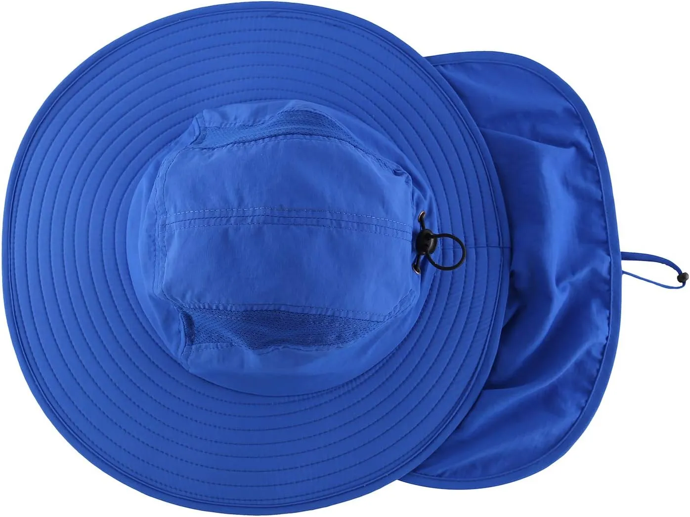 Home Prefer UPF 50  Mens Wide Brim Fishing Hat with Neck Flap Sun Hat for Men Women Sun Protection Cap