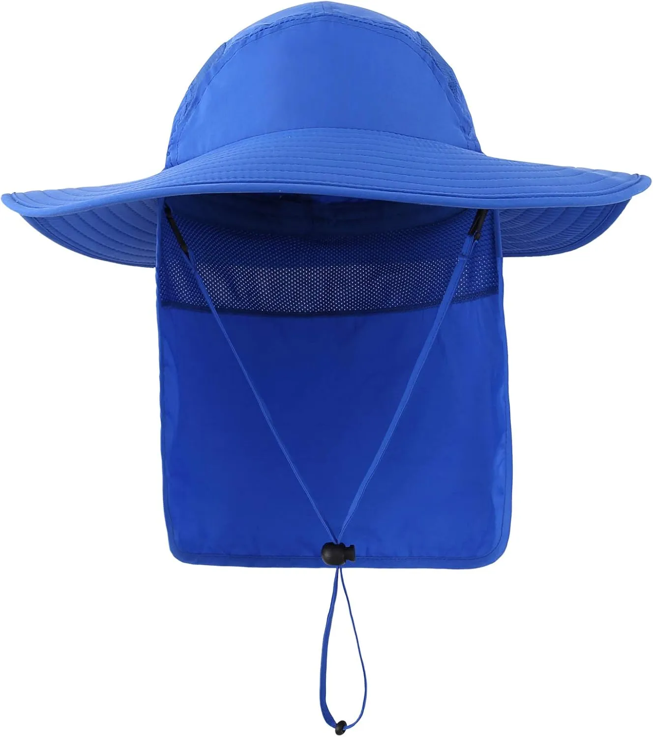 Home Prefer UPF 50  Mens Wide Brim Fishing Hat with Neck Flap Sun Hat for Men Women Sun Protection Cap