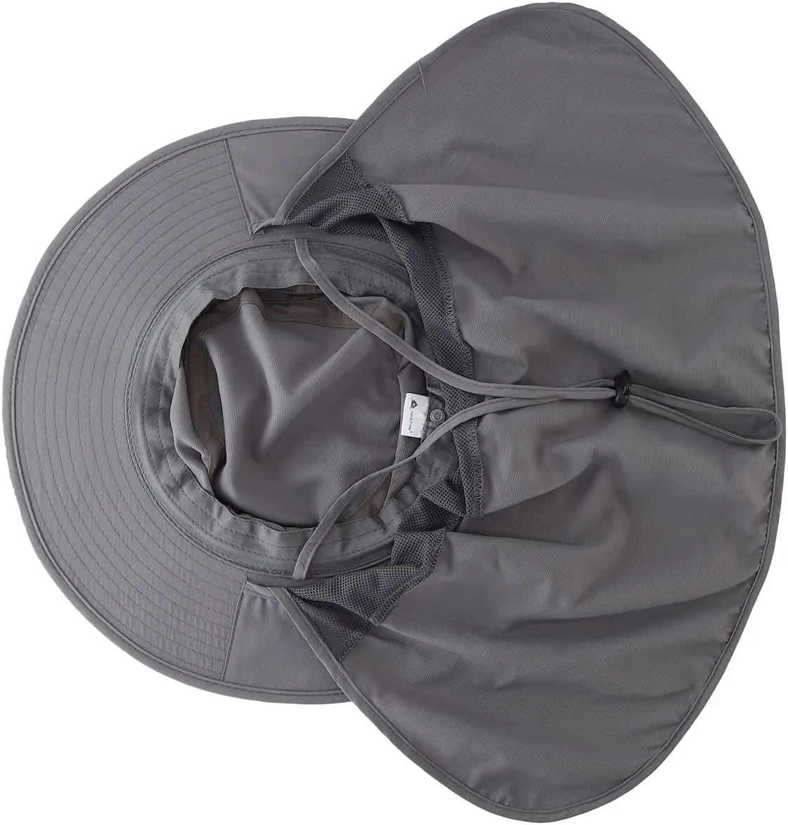 Home Prefer UPF50 Mens Sun Hat with Neck Flap Quick Dry UV Protection Cap Womens Wide Brim Fishing Hat Neck Flap Beach Garden