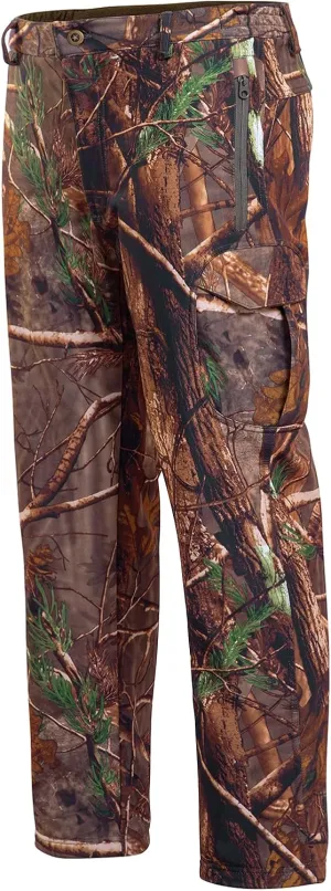 Hunting Pants for Men Camouflage Clothing Gear Windproof Fleece Lined for Winter