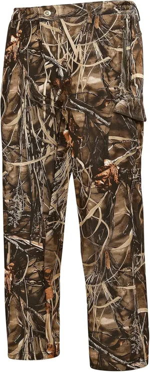 Hunting Pants for Men Camouflage Clothing Gear Windproof Fleece Lined for Winter