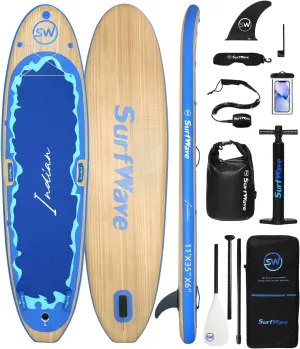 Inflatable Stand Up Paddle Board for Travel, 11'x34 x6 with Accessories