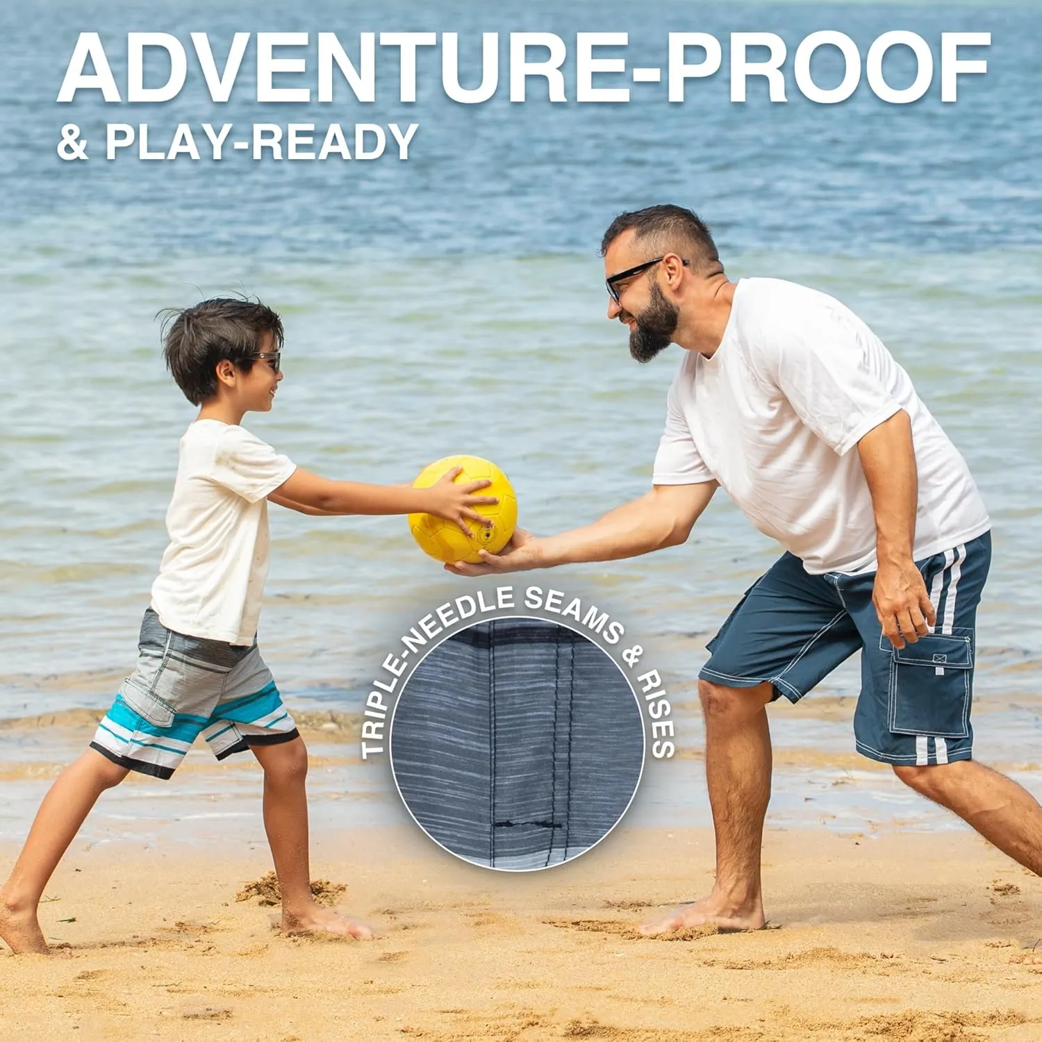 Kanu Surf Line Up Boys Swim Trunks with UPF 50  Sun Protection - Quick Dry Boys Swimsuit