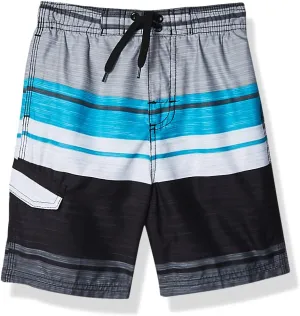 Kanu Surf Line Up Boys Swim Trunks with UPF 50  Sun Protection - Quick Dry Boys Swimsuit