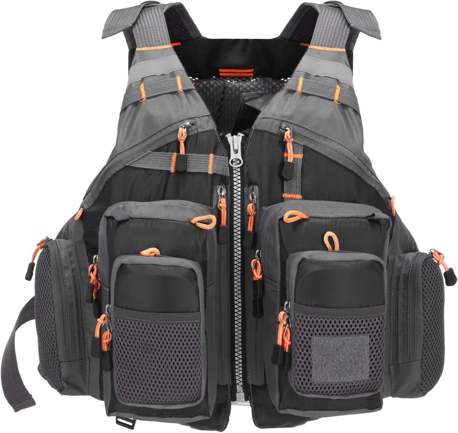 Lixada Fly Fishing Vest Fishing Jacket Breathable Polyester Mesh Design Fishing Vest