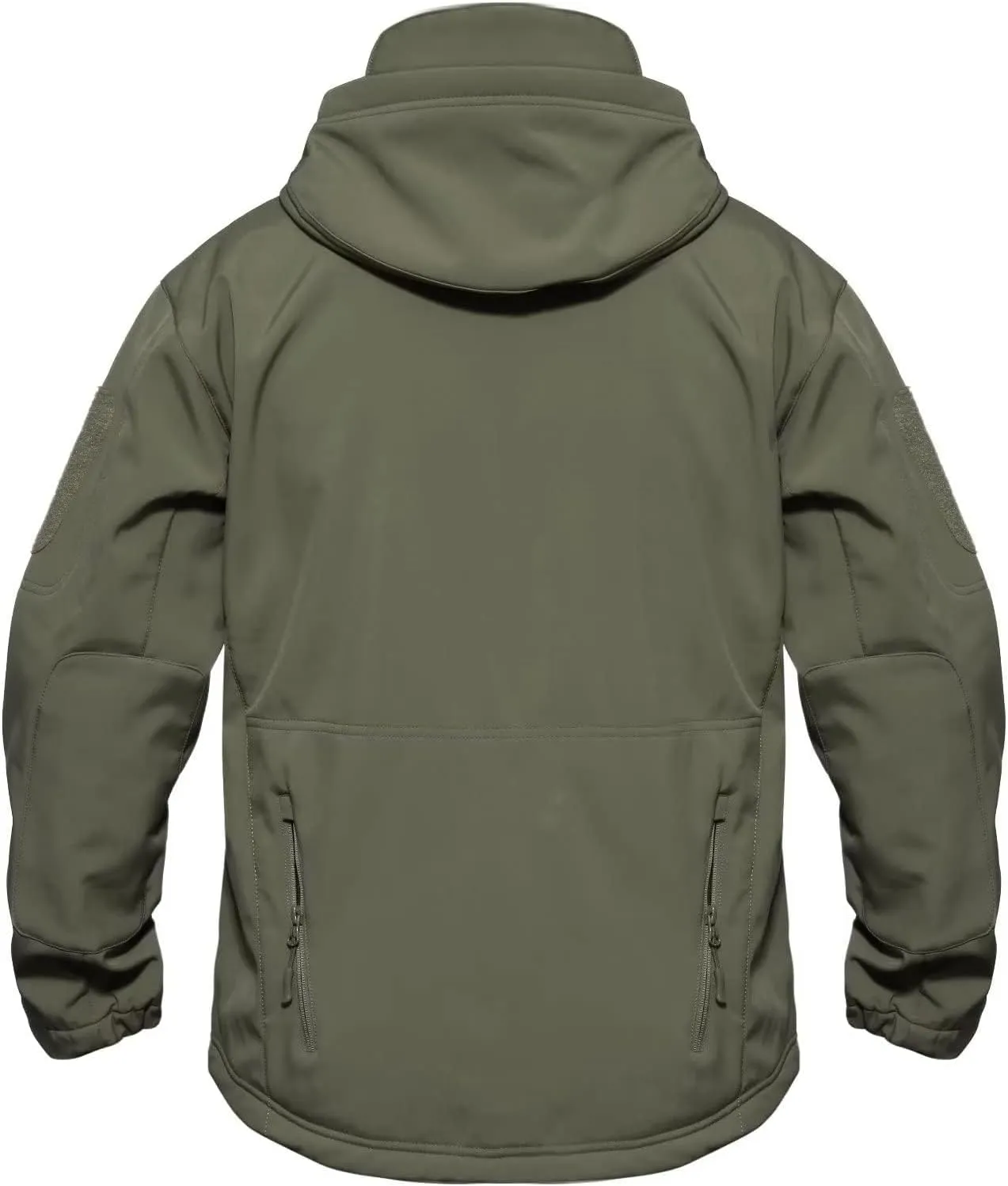 MAGCOMSEN Men's Tactical Jacket 7 Pockets Performance Fleece Lined Water Resistant Soft Shell Winter Coats