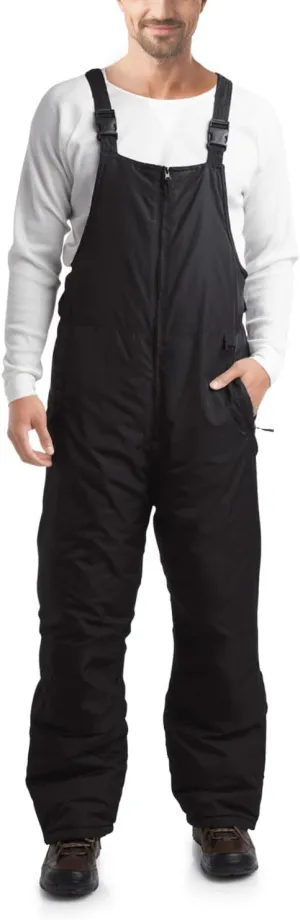 Mens Snow Bib  Insulated Waterproof Snow Pants Ski/Snowboard Overalls (S-2XL)