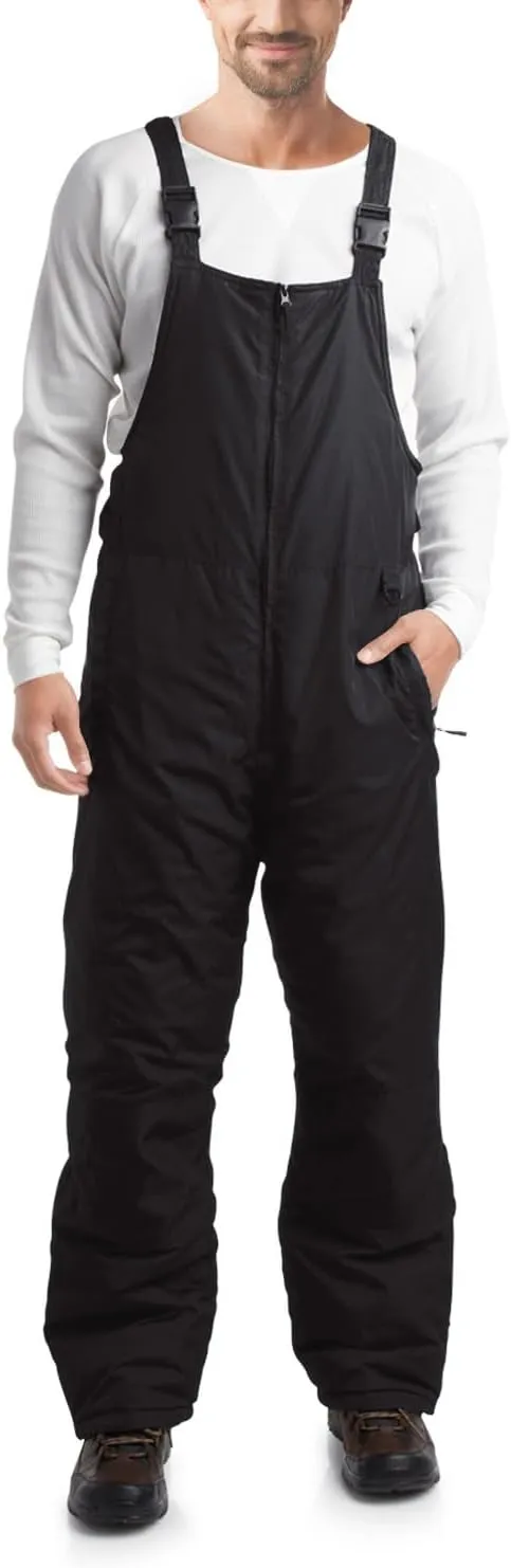 Mens Snow Bib  Insulated Waterproof Snow Pants Ski/Snowboard Overalls (S-2XL)