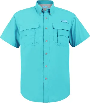 Men's UV UPF 50  Fishing Shirts for Men Sun Protection Breathable Fast Dry SPF Hiking Short Sleeve Shirt