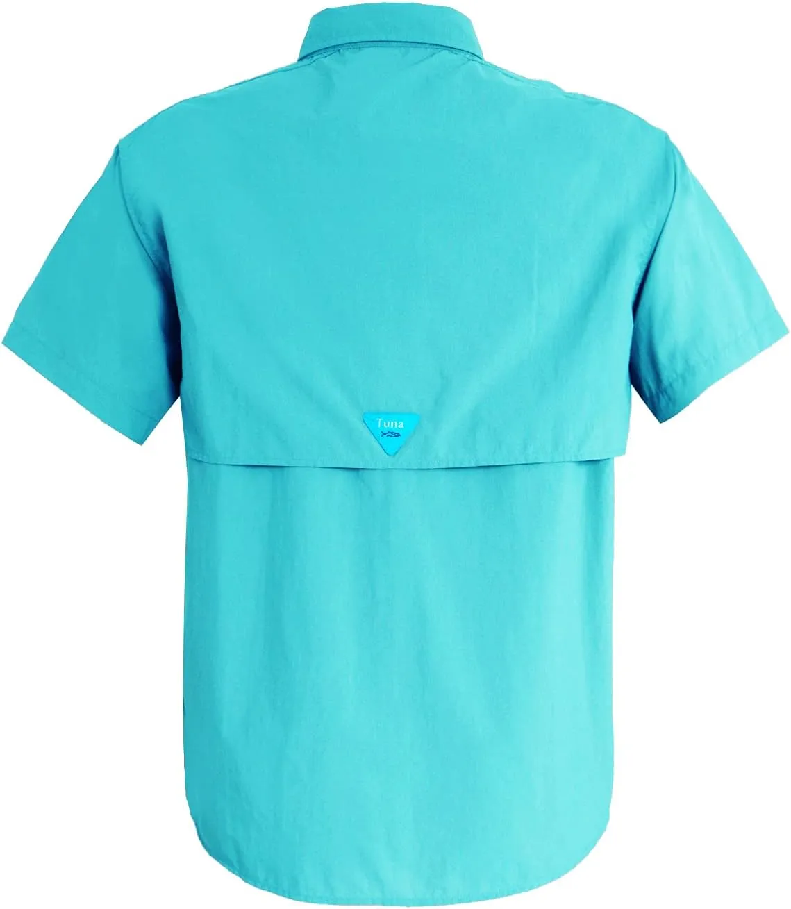 Men's UV UPF 50  Fishing Shirts for Men Sun Protection Breathable Fast Dry SPF Hiking Short Sleeve Shirt