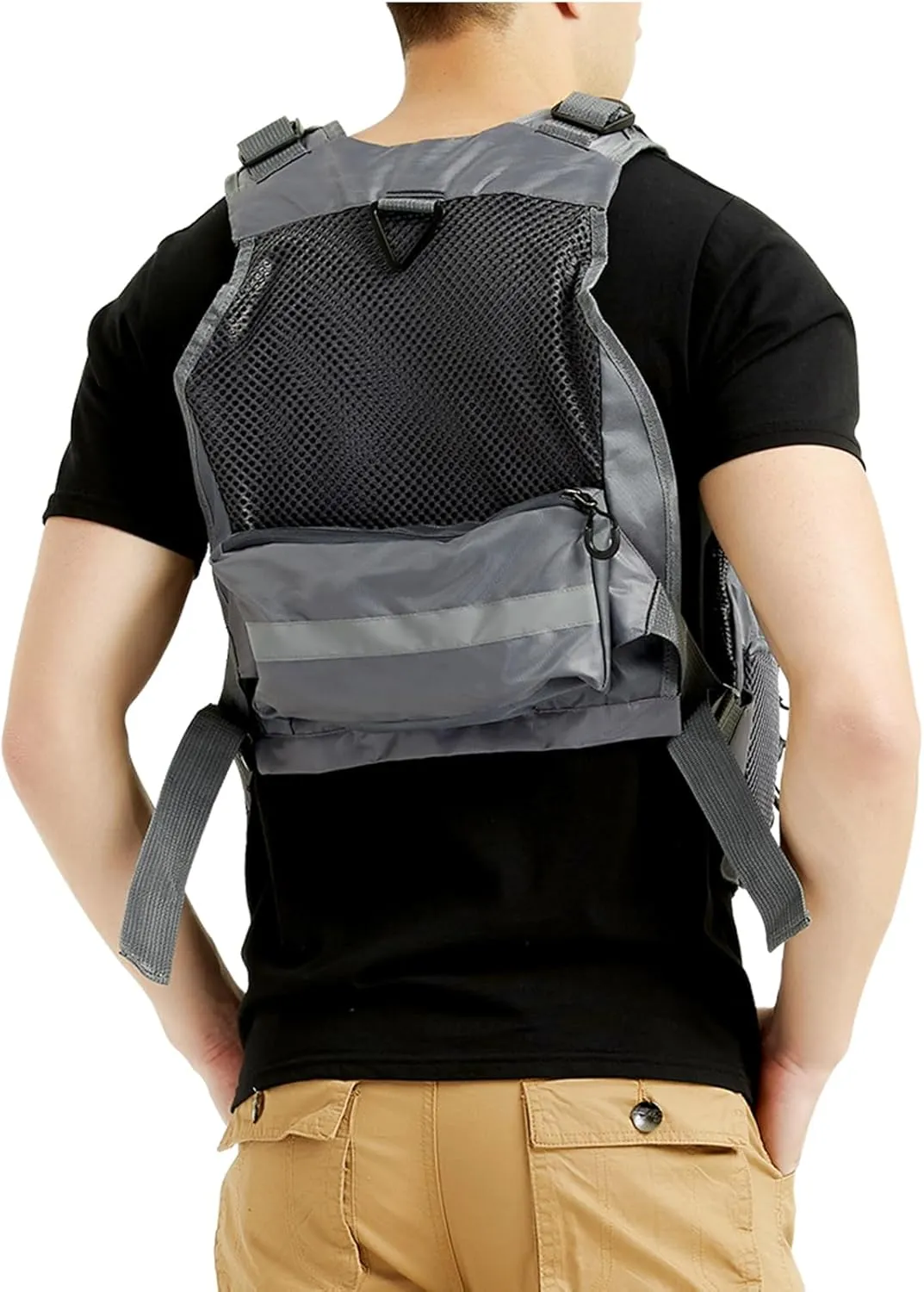 Obcursco Fly Fishing Vest for Men and Women with Breathable Mesh, Trout Fishing Gear, for Outdoors Stream Fishing