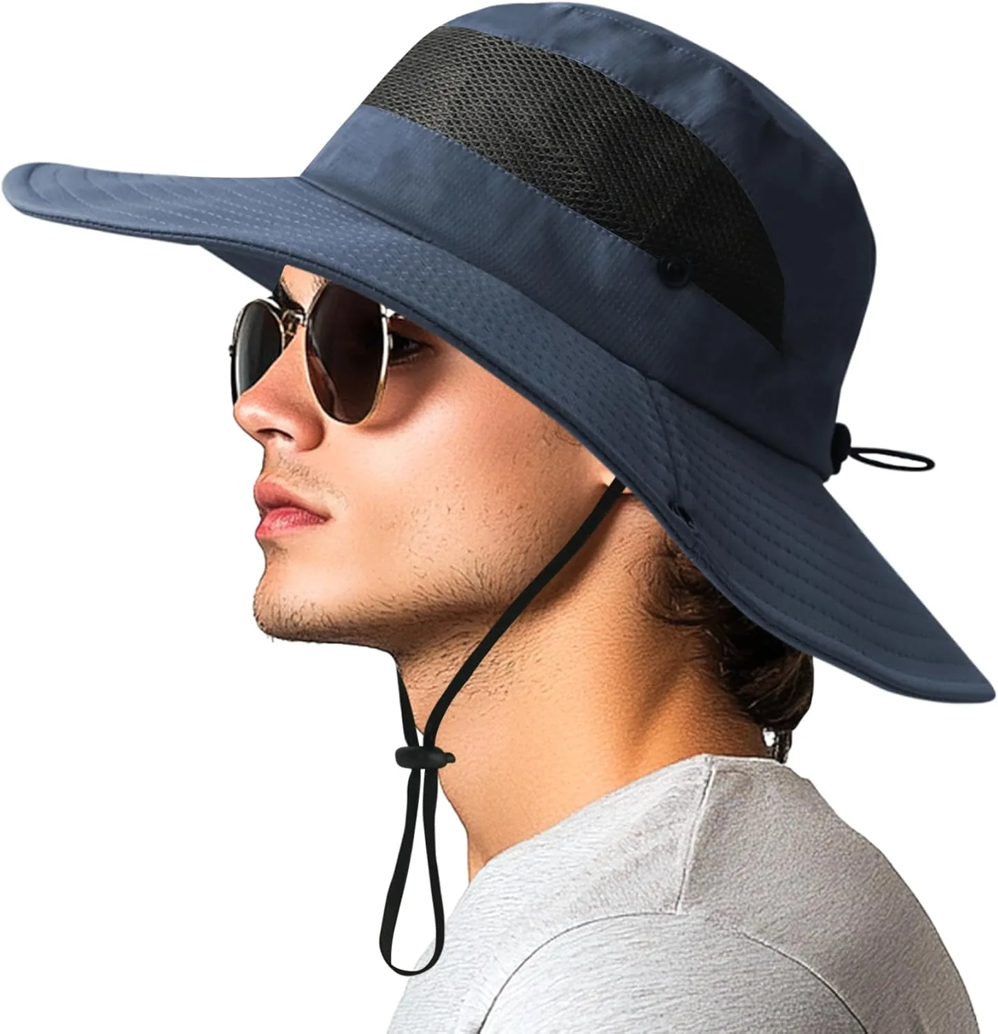 PFFY Sun Bucket Hats for Women Men UV Protection Wide Brim Fishing Hat Beach Outdoor Essentials