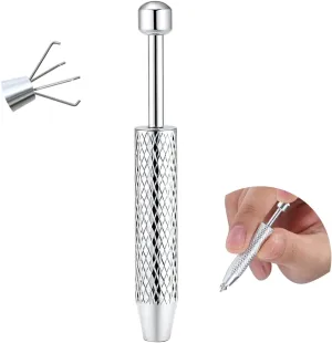 Piercing Taper Ball Grabber Tool for Changing Jewelry - 14G 16G 18G 20G Stainless Steel Flat Back Earrings Applicator Tool Threadless Insertion Pin Thread Body Piercing Kit for Ear Nose Lip