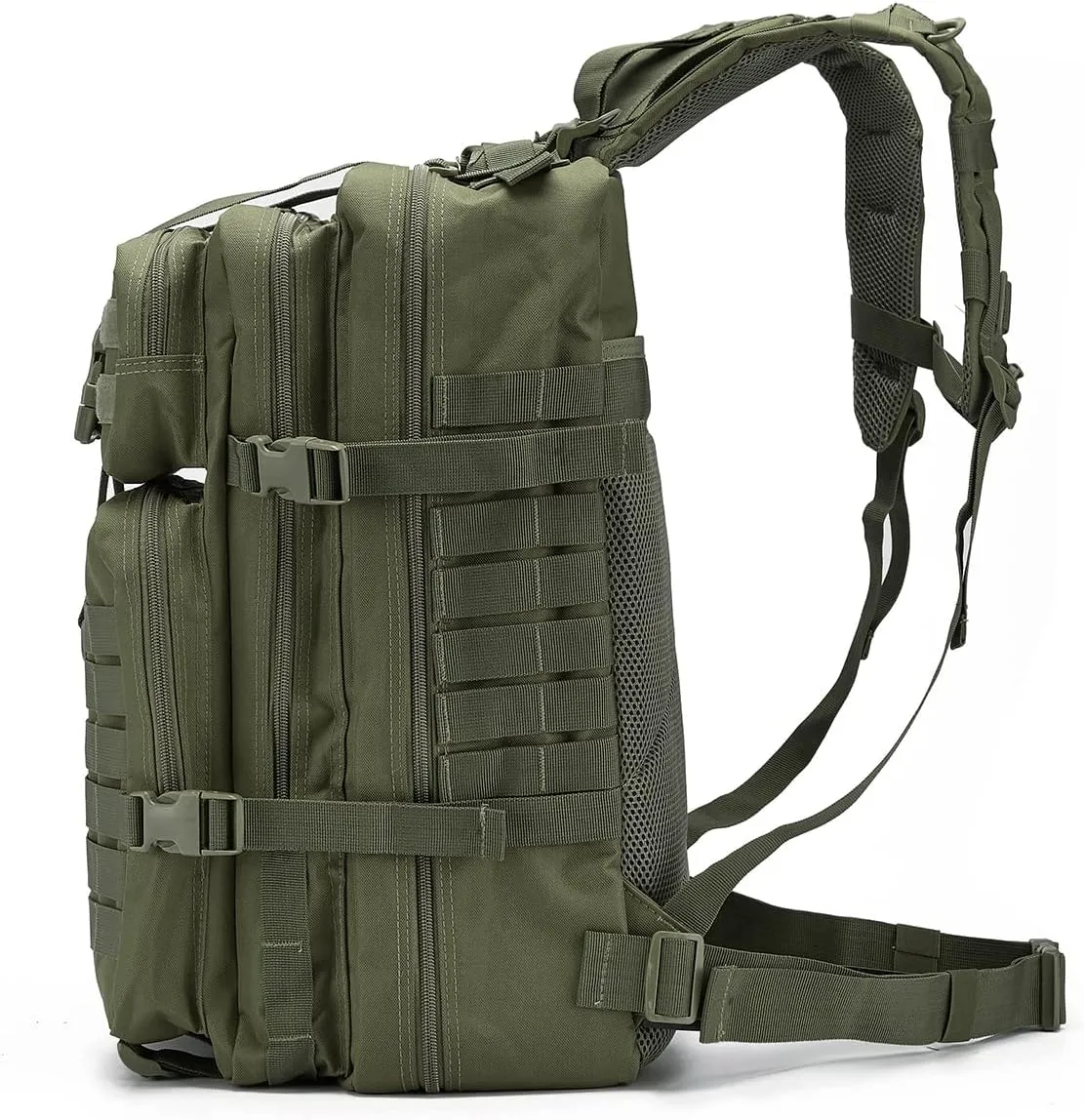 QT&QY 45L Military Tactical Backpacks For Men Camping Hiking Trekking Daypack Bug Out Bag Lage MOLLE 3 Day Assault Pack