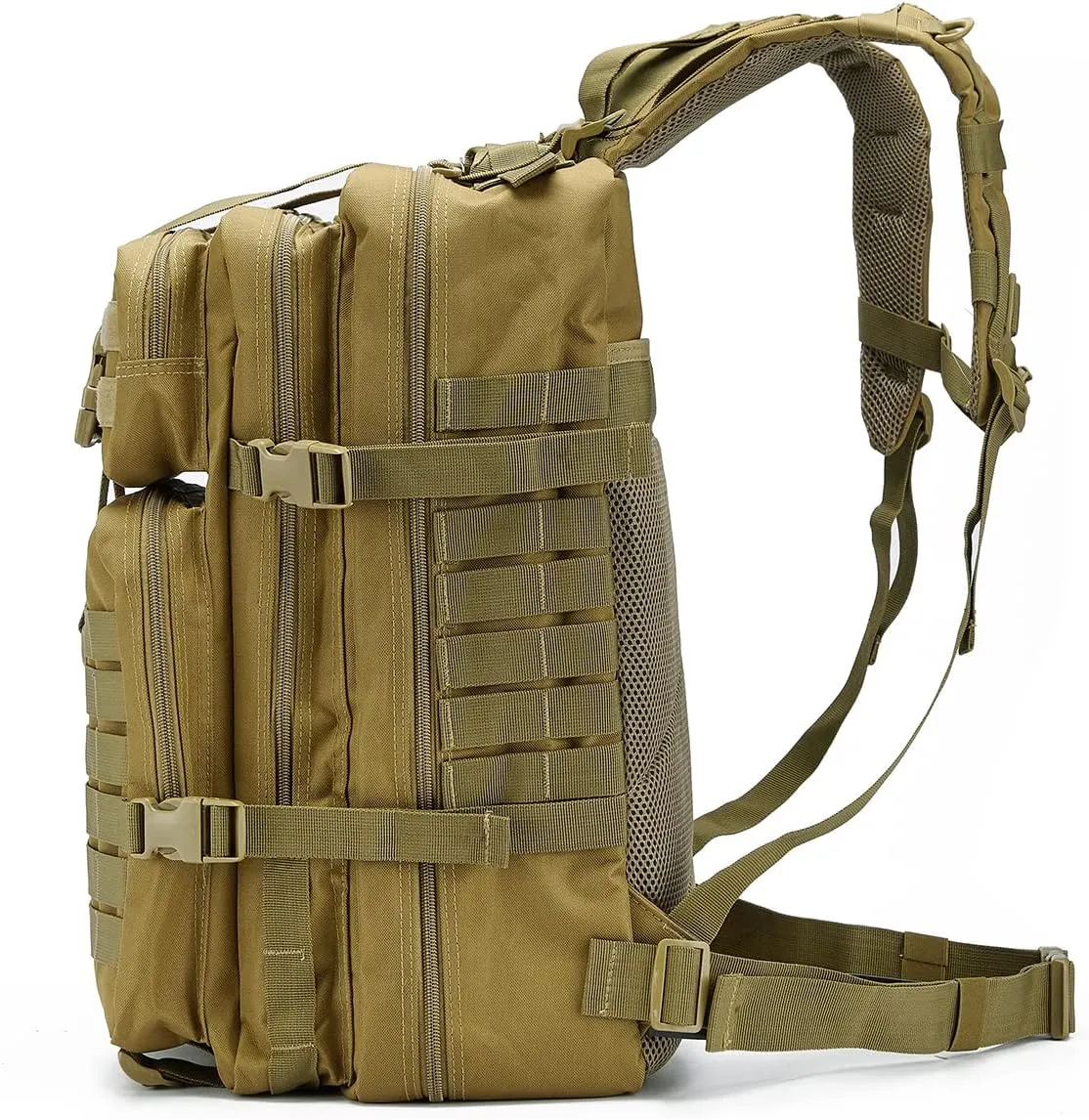 QT&QY 45L Military Tactical Backpacks For Men Camping Hiking Trekking Daypack Bug Out Bag Lage MOLLE 3 Day Assault Pack