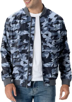 Rdruko Men's Lightweight Bomber Jacket Causal Fashion Stylish Windbreaker Light Jacket