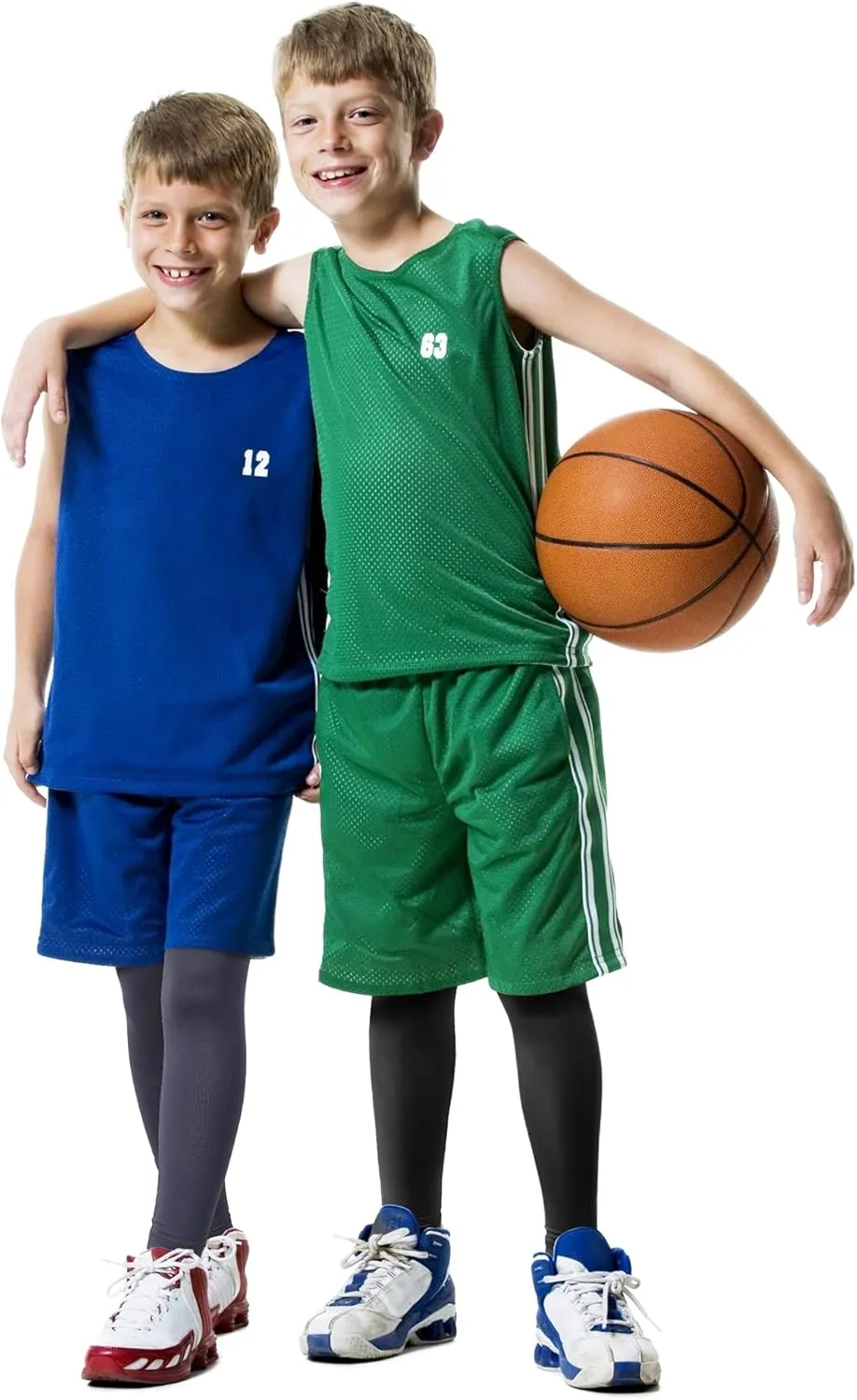 Roadbox Boys Compression Pants Youth Quick Dry Spandex Tights Leggings for Running Football Basketball