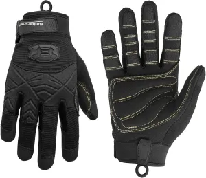 Seibertron Full or Half Finger Padded Palm Lightweight Breathable Climbing Rope Gloves for Climbers, Rock Climbing, Rescue, Adventure, Sailing, Kayaking, Outdoor Sports