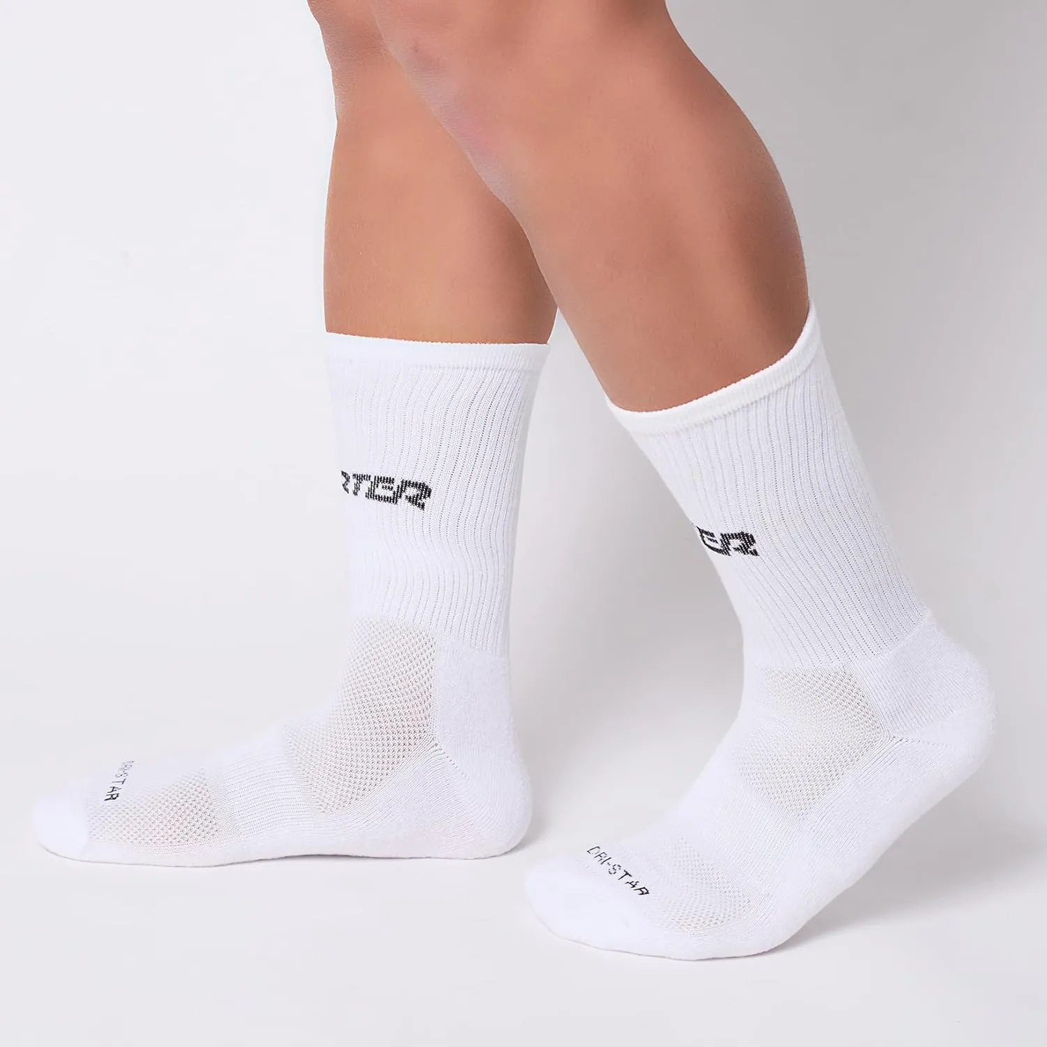 STARTER Mens Socks Size 6-12 Athletic DRI-FIT Mid Crew Socks for Men