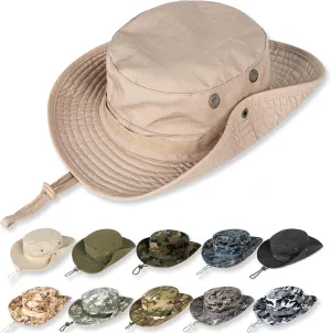 Sun Hats for Men Women Bucket Hat UPF 50  UV Protection Boonie Hat for Safari Fishing Hiking Garden Beach